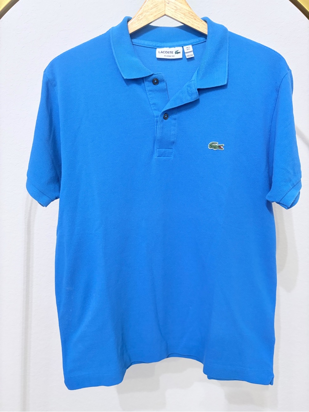 Lacoste Men's Bright Blue Crocodile Polo